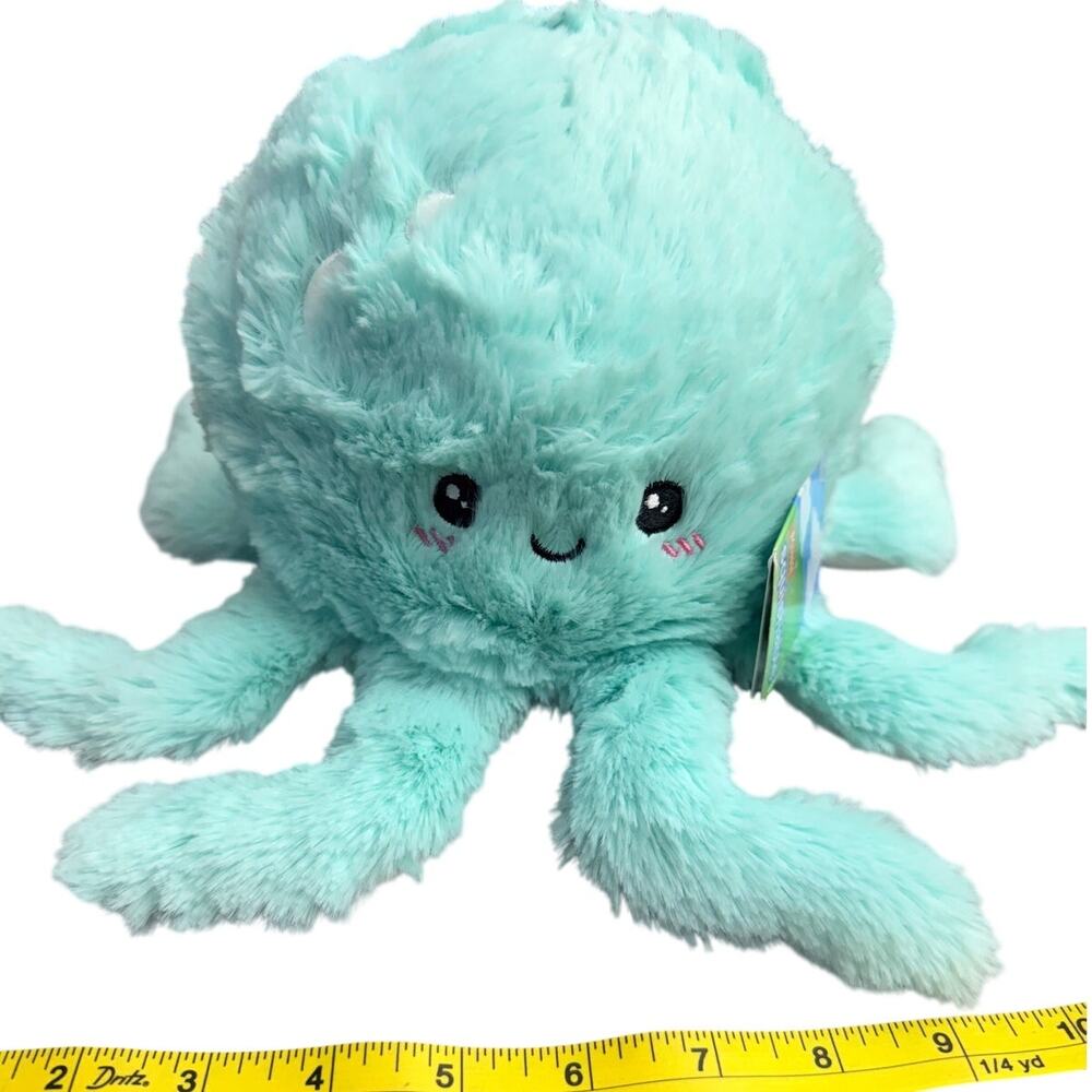 Mini Squishable Mint Octopus Plush NWT Cute Kawaii Soft Toy - Picture 2 of 6